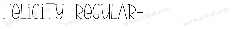 Felicity Regular字体转换